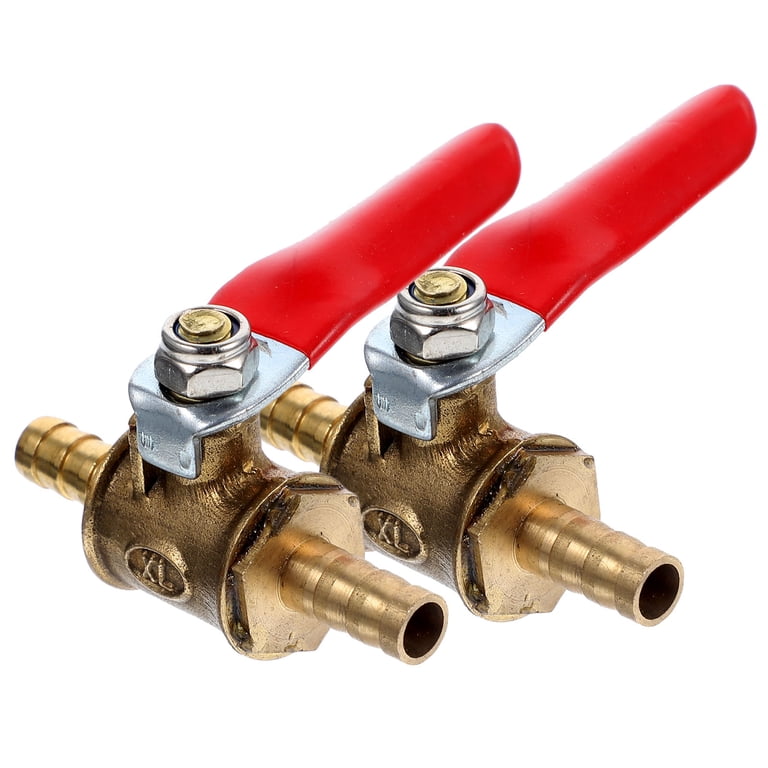 Foxmitool 4pcs Air Compressor Drain Valve, Brass Mini Drain