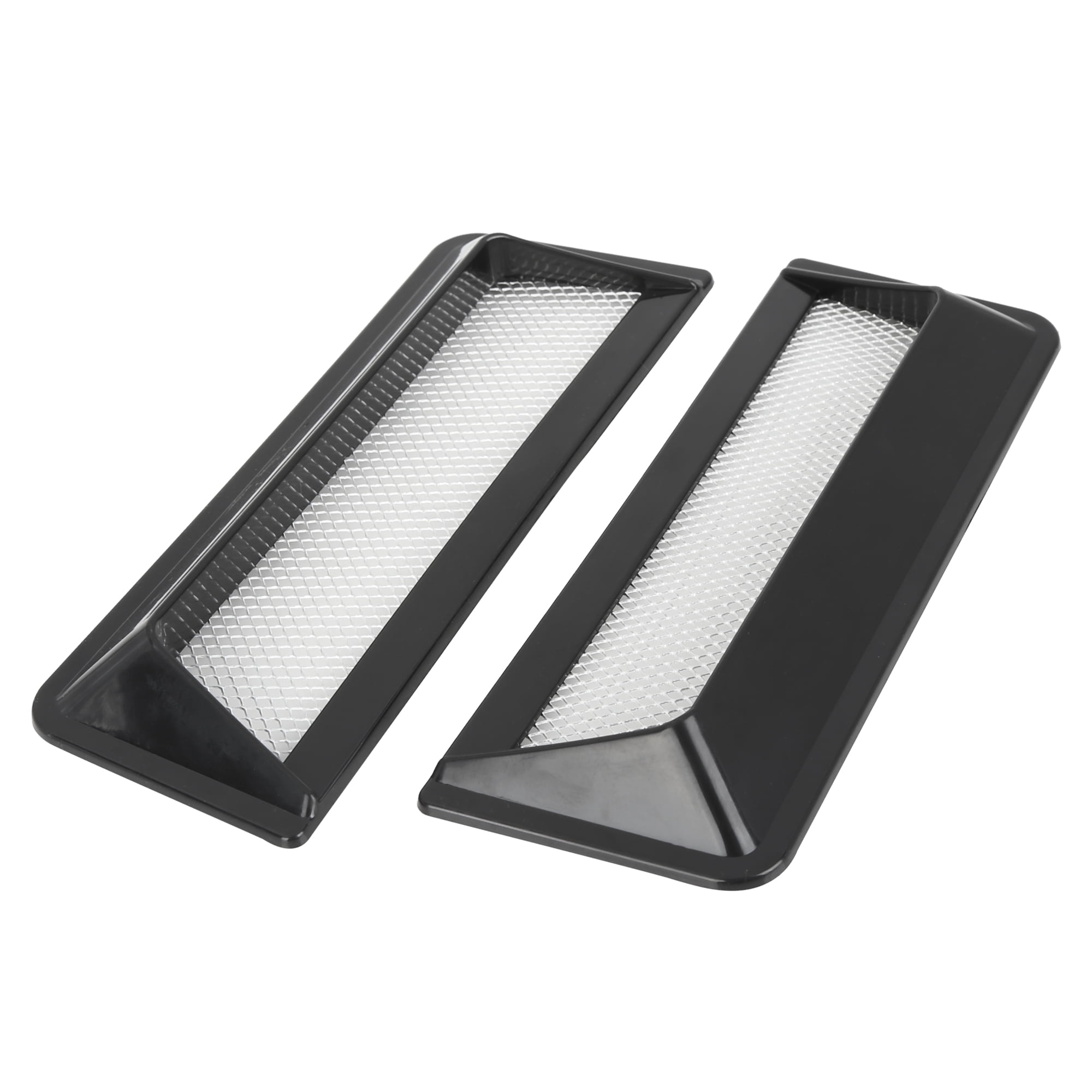 2pcs Air Flow Intake Cover Hood Air Flow Vent Decorative Scoop
