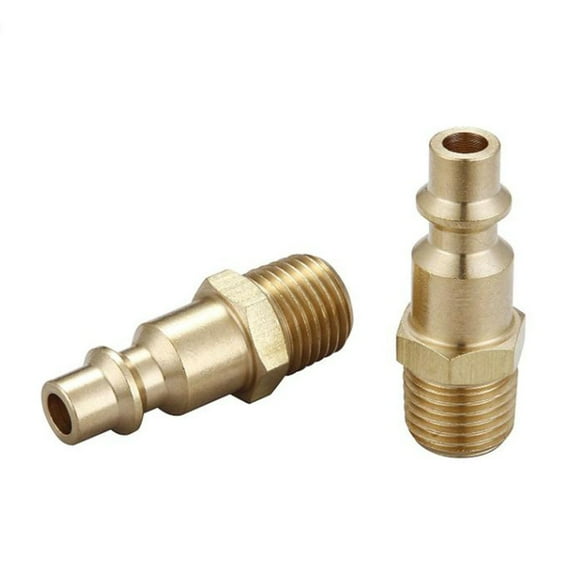 2pcs Air Line Hose Fitting Air Compressor Connector Release Coupler Plug 1/4 NPT likeweier