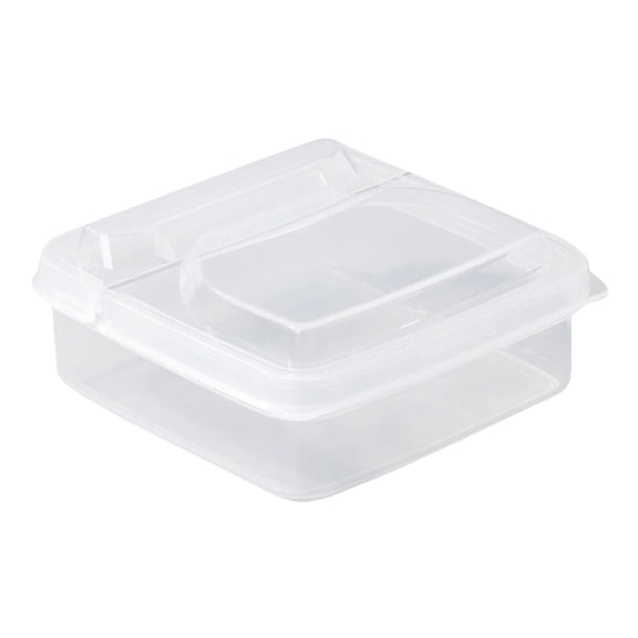 2pcs Airtight Storage Container Set for Cheese Meat Food Preservation Refrigerators Freezer Lunch Cookie Holder Meal Prep 2PCS, 3.943.941.77 inch, White