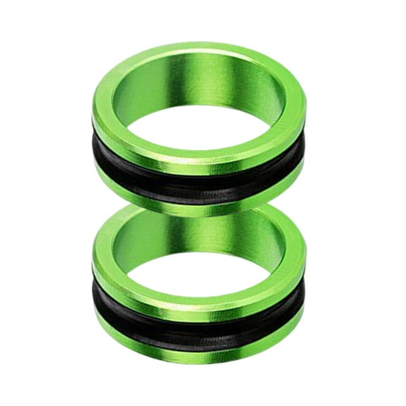 2pcs Aluminum Alloys Fishing Line Rings Corrosions Resistant Fishing Line Rings for Secure Knots and Line Protecting