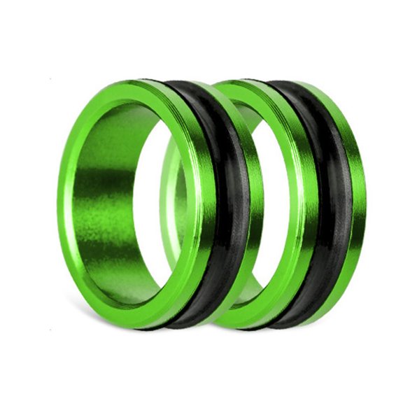 2pcs Aluminum Alloys Fishing Line Rings Corrosions Resistant Fishing Line Rings for Secure Knots and Line Protecting