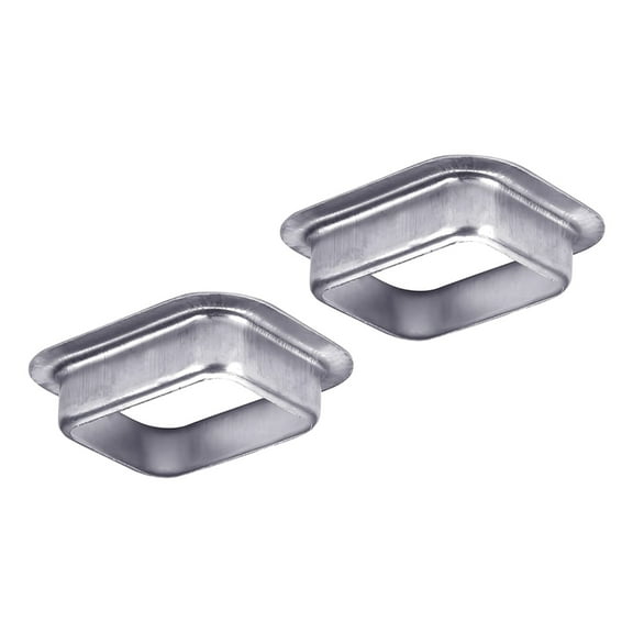2pcs Aluminum K Styles Rainwater Transition Outlet Gutter Downspout Connectors