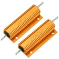 thumbnail image 1 of 2pcs Aluminum Shell Resistor 100W 1k Ohm Wirewound for  Replacement Converter, 1 of 4
