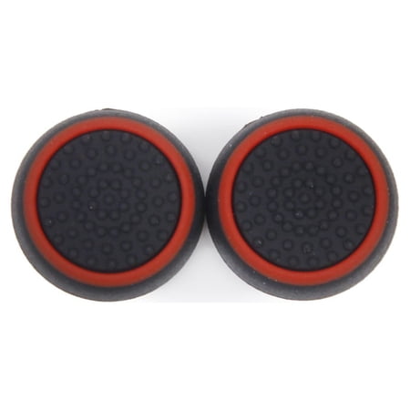 2pcs Analog Stick Caps Protector Covers Red For Controller