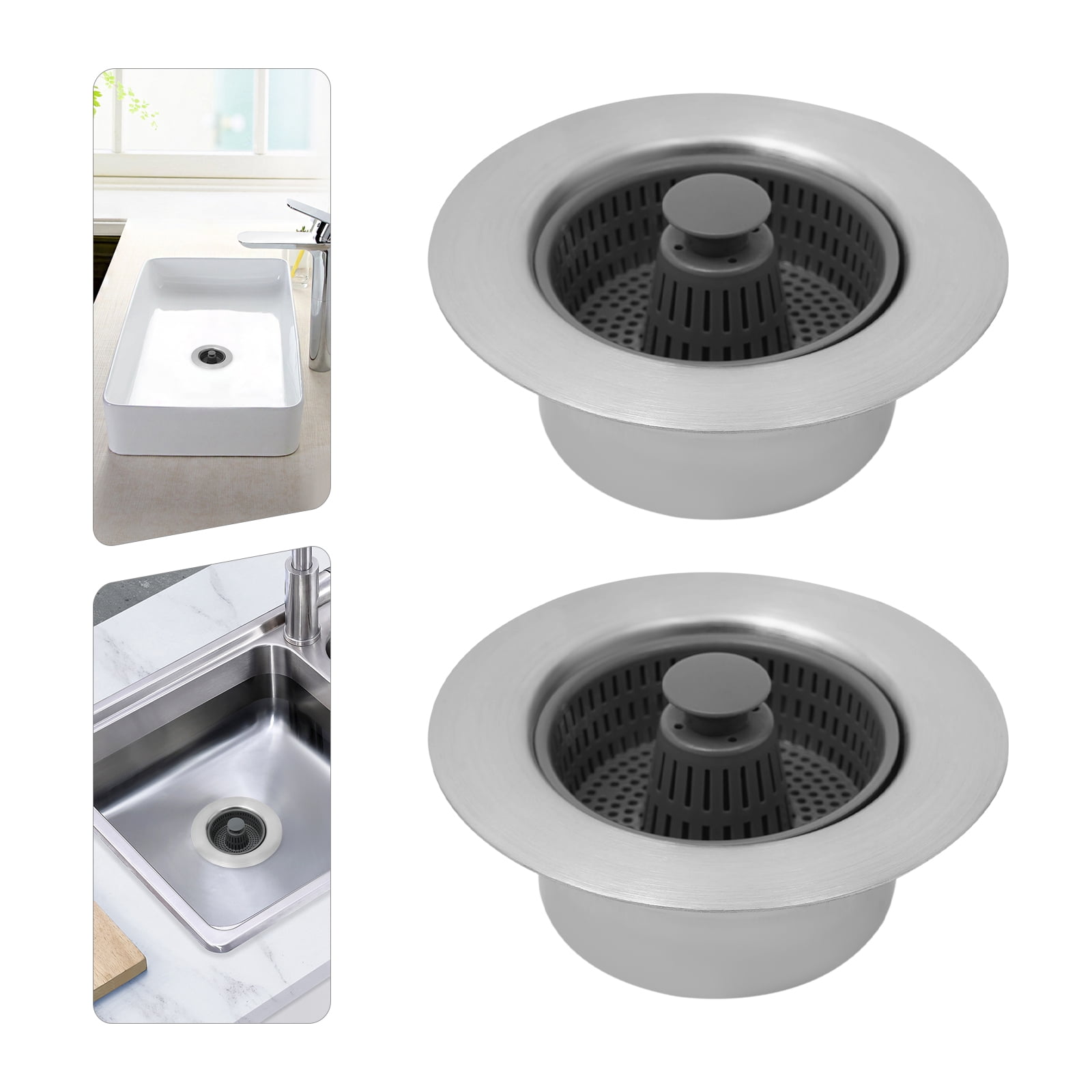 SG Store Trip Lever Tub Trim Kit – Two-Hole Overflow Face Plate For 1-1/2" & 1-3/8" Bath Shoes (Matte Black, 6-Piece Set)
