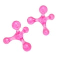 thumbnail image 1 of 2pcs Arch Massager Tool Mini Handheld 4 Ball Relax Acupressure Arch Massager for Leg Arm Pink, 1 of 1