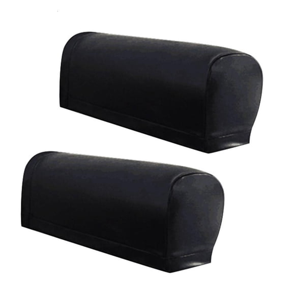 2pcs Armrest Covers 4 Protective Pad Elastic PU Fabric Waterproofie Stretchable