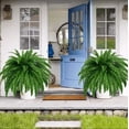 thumbnail image 1 of 2pcs Artificial Ferns for Outdoors, 22x31 Inch Fake Ferns Artificial Plants Large for Outdoors, Artificial Hanging Plants Outdoors, Faux Plant for Home Living Room Decor, 1 of 7