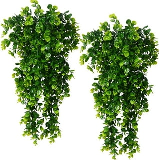 Coolmade 84ft 12 Strands Artificial Flowers, Silk Fake Ivy Leaves Hanging,  Green