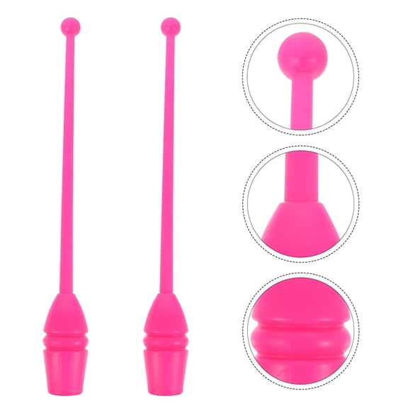 2pcs Artistic Gymnastic Stick Colored Gymnastics Pole Adult Gymnastics Stick Artistic Gymnastic Prop