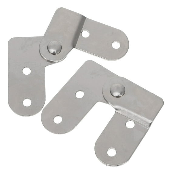 2pcs Attic Ladder Replacement Hinges for Step and Telescopic Ladders, Engineering Ladder Attachment Hardware
