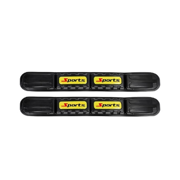 2pcs Auto Bumper Protective Tape Reflective Anti Collision Strips with Strong Adhesion for Damage Covering