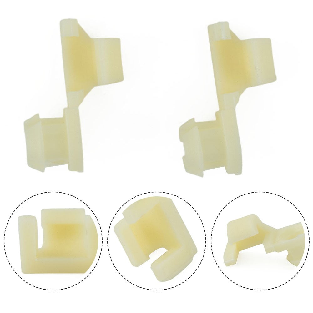 2pcs Auto Tailgate Handle Rod Clips For Chevrolet For GMC C/K C1500 Plastic Side Fasteners Round Head Lock Rod Clip Retainers