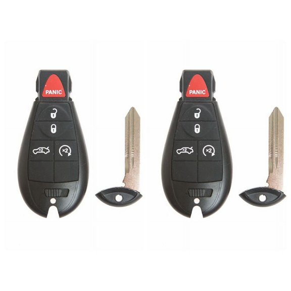 2pcs AutokeyMax 5 Button 2008-2013 Dodge Durango REMOTE 5 BUTTON IYZ-C01C or M3N5WY783X