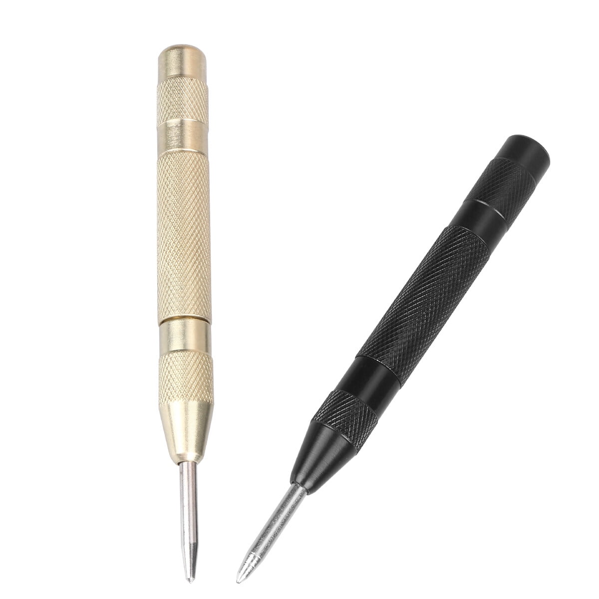 2pcs Automatic Center Punch Spring Loaded Tension Center Punch Tool