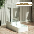 thumbnail image 1 of 2pcs Automatic Dog Cat Feeder and Water Dispenser Gravity Food Feeder and Waterer Set with Pet Food Bowl for Small Medium Dog Puppy Kitten, Large Capacity, 1 of 5