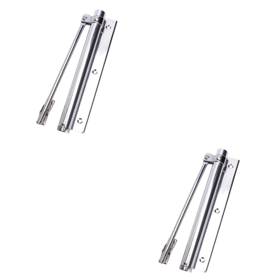 2-Pack Automatic Door Closers with Concealed Spring Hinge for Home Use, , No Punching Required, Door Buffer and Soft Close