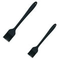 thumbnail image 1 of 2pcs BBQ Seasoning Baking Brush Large + Small - Black, 1 of 5