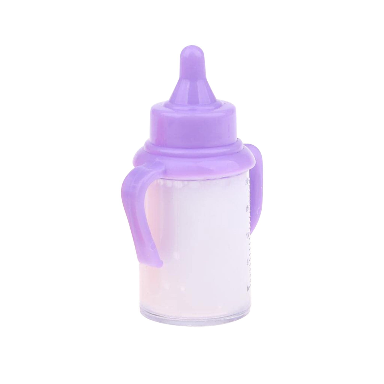 2pcs Baby Dolls Feeding Bottle Set Doll Accessory Disappearing Milk
