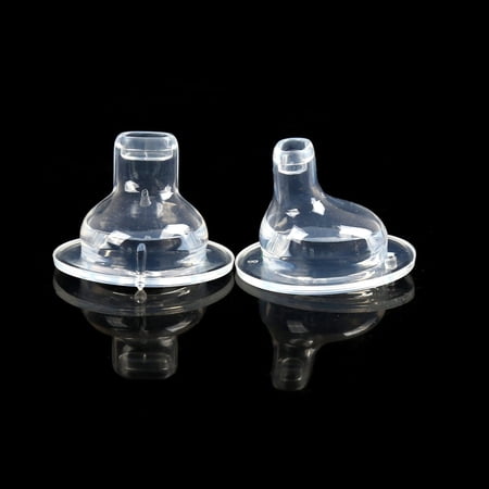 2pcs Baby Feeding Nipple Kid Silicone Wide Caliber Bottle Pacifier Nipple