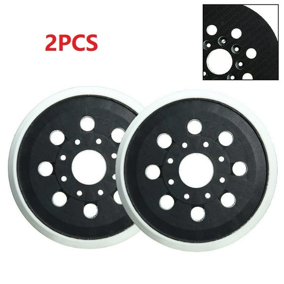 2pcs Backing Pad 125mm Sanding Pad Hook And Loop 5Inch Soft Back-up Sander Sanding Discs Grinding Pad For Bosch GEX125-1AE PEX22