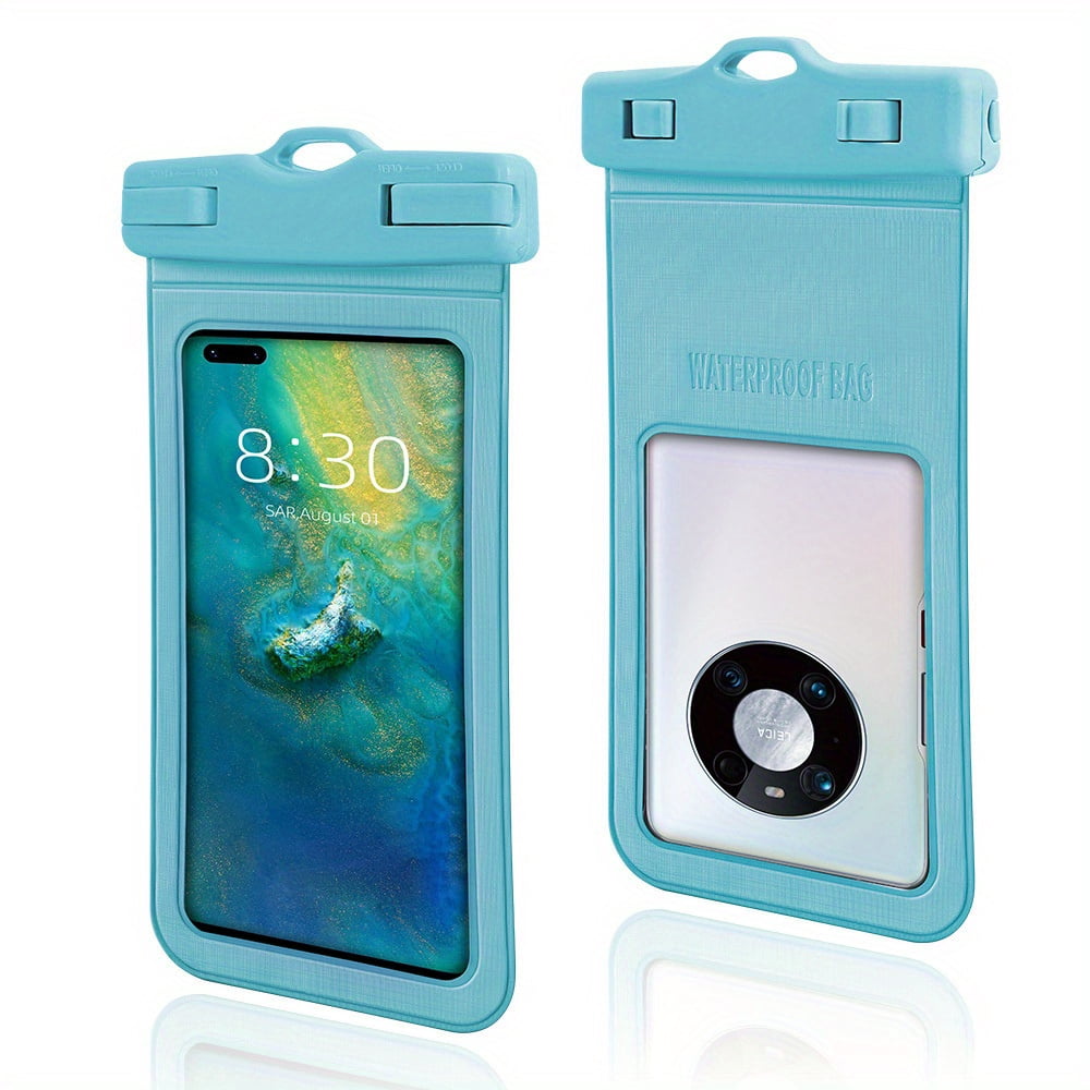 2pcs Bag | Phone Pouch | Dry Bag | Compatible with Most Phones Up to 7.2In | Responsive Touch Screen - Ideal for Beach, Swimming, And Outdoor Adventures, Perfect Gift for Friends & Family