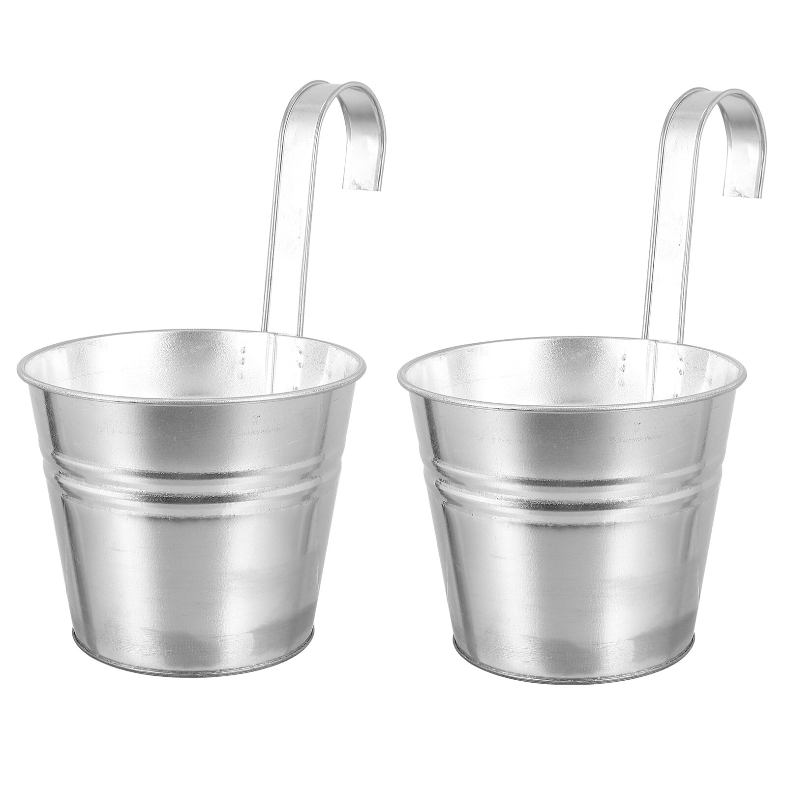 Homemaxs 2pcs Balcony Hanging Flower Bucket Creative Flowerpot Pendant