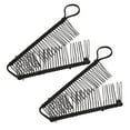 thumbnail image 1 of 2pcs Banana Clip Ponytail Hair Comb Clip Hair Clip Hair Styling Tool for Women, 1 of 9