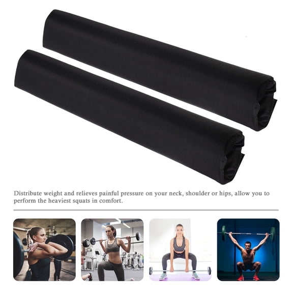 2pcs Barbell Cover Squat Pads Weightlifting Neck Pad Shoulder Protective Pads