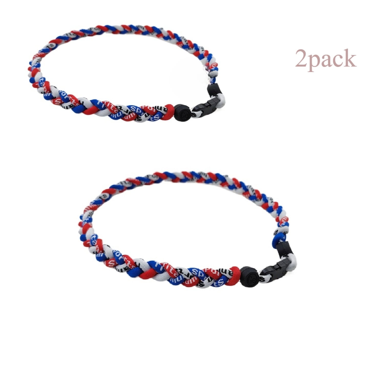 Baseball Necklace For Women – Wooden Bat & Ball Bead On Blue Rope Chain, Sports Team Gift