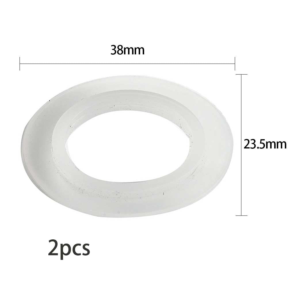 2pcs Basin Drain Seals Ring Replacement Silicone Gasket For Bathtub ...