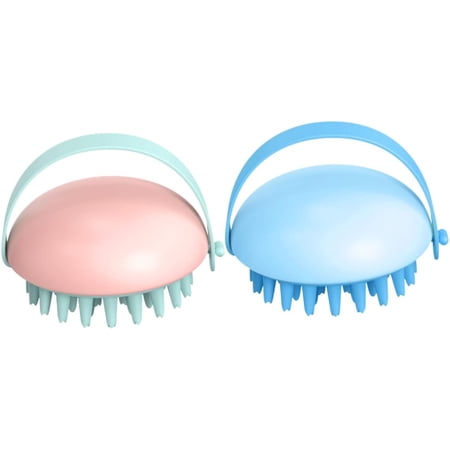 2pcs Bath Brush Massage Brush Scalp Shampoo Brush Baby Bath Brush Scalp Massager Hair Massage Brush Scalp Care Brush Bathing Massager Comb Baby Cleaning Brush Skin Massager Hair