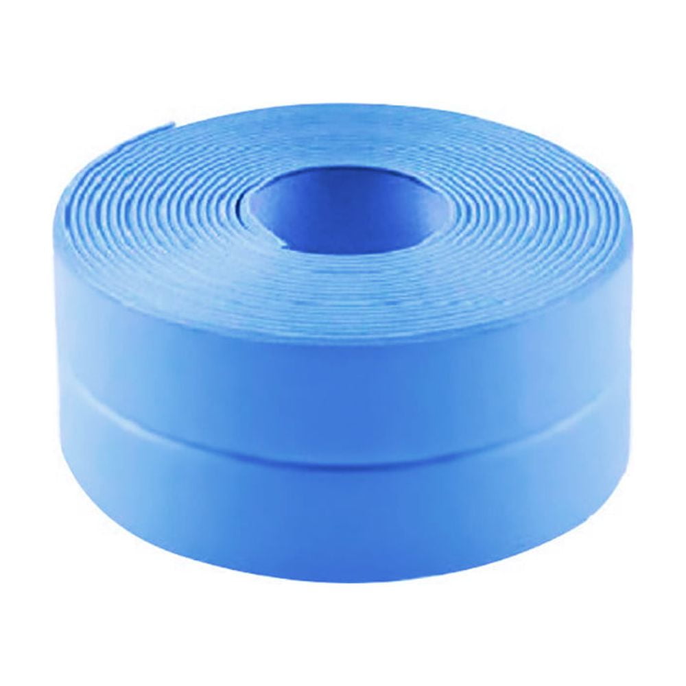 2pcs Bath & Kitchen Caulk Tape Sealant Strip,PVC Self Adhesive Tub and Wall Sealing Tape Caulk