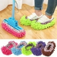 thumbnail image 1 of 2pcs Bathroom Household Floor Cleaning Mop Cleaner Slippers Lazy Shoe Cover Microfiber Dust Cloth Mopping Shoes Floor Cleaning, 1 of 6