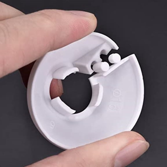 2pcs Bathroom Radiator Pipe Cover Trim Set 12-20mm Angle Valve Radiator Pipe Decorative Covers For Kitchen Tap Accessories