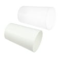 thumbnail image 1 of Unique Bargains 2pcs Bathroom Toothbrush Tumblers PP Cup for Bathroom Kitchen Color White Clear 4.52''x3.03'', 1 of 7