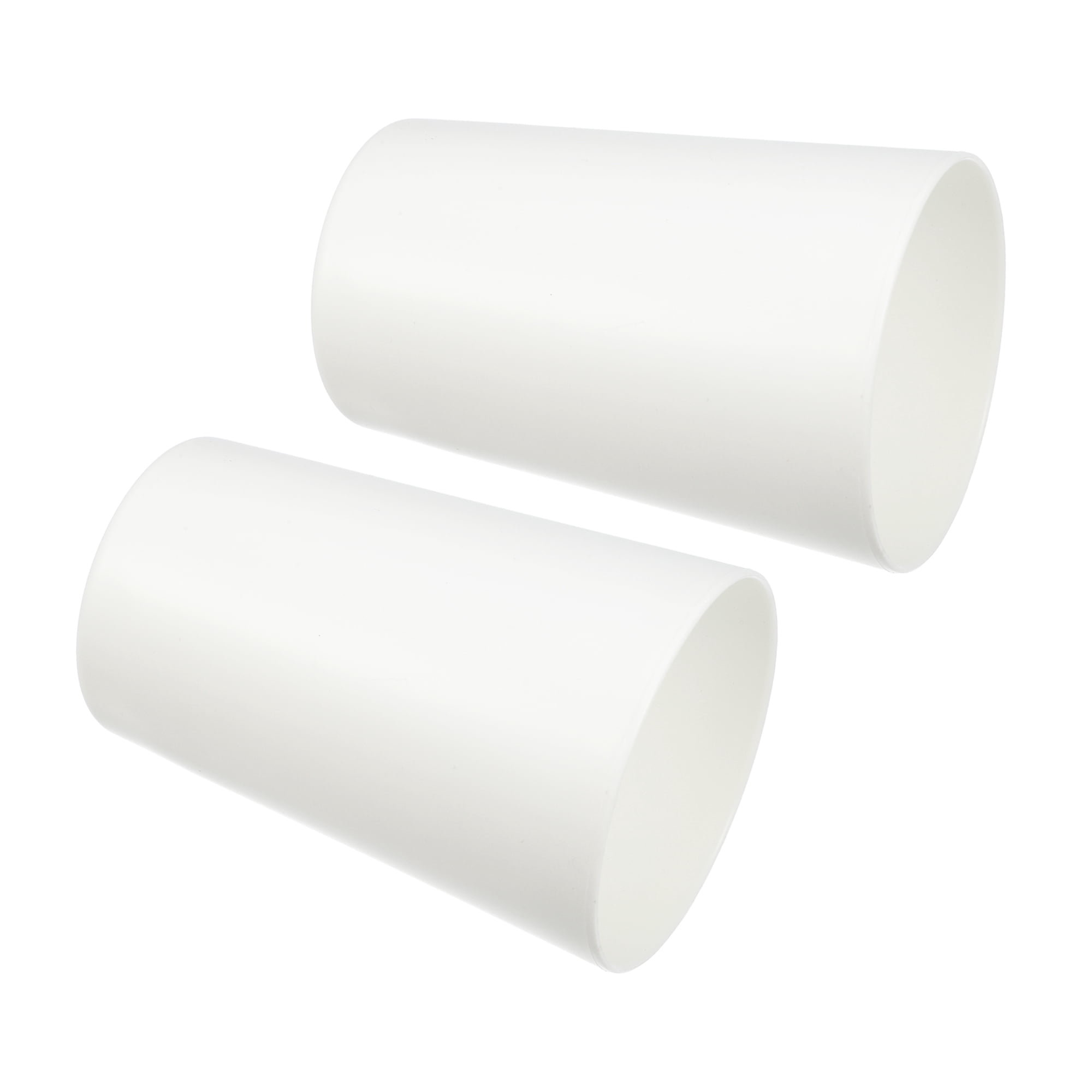 2pcs Bathroom Toothbrush Tumblers PP Cup for Bathroom Kitchen Color White 4.52''x3.03''