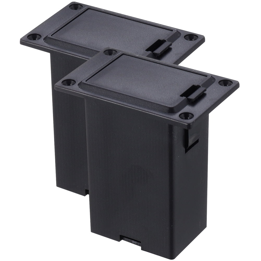 2pcs Battery Box Guitar Pickup Battery Container Bass Battery Case