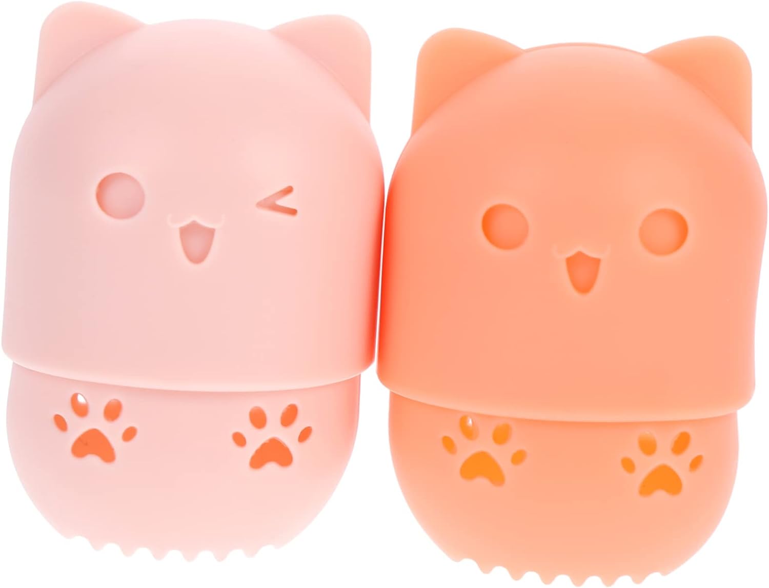 2pcs Beauty Egg Holder Blender Makeup Makeup Organizer Box Case