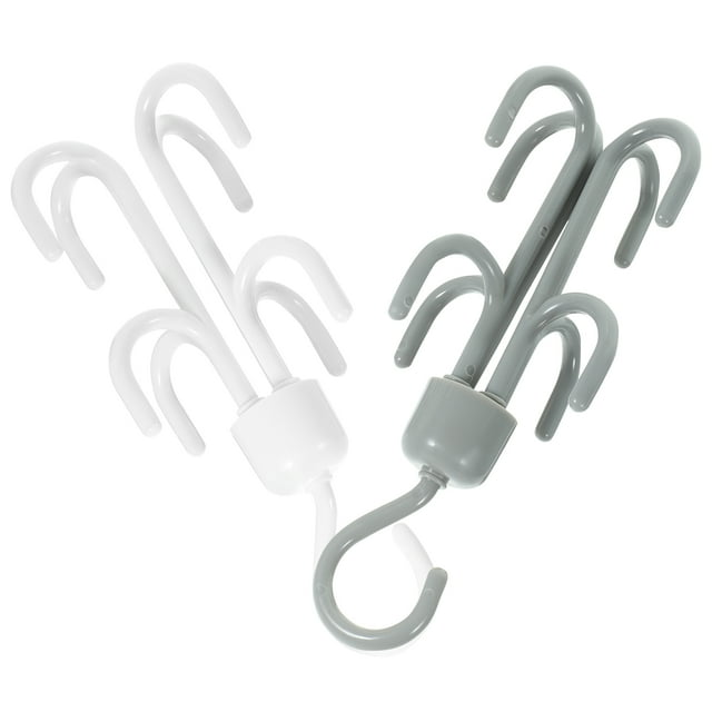 Qiysamall 2pcs Belt Hangers For Closet Plastic Belt Rack Belt