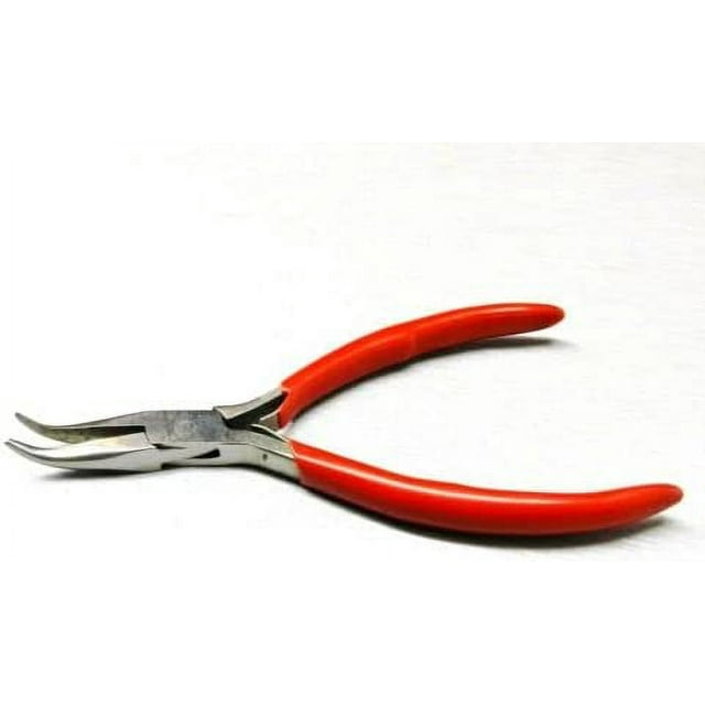 2pcs Bent Nose Pliers 45º Bent Jaws Plier Jewelry Making Hobby Craft