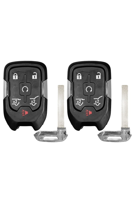2pcs Bestkey For 2015- 2020 Chevrolet Suburban Tahoe 6 Button Smart Key HYQ1EA 433Mhz