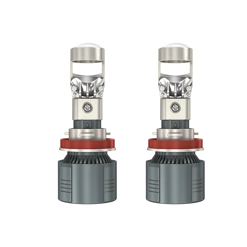 2pcs Bi LED H4 LED Headlights Mini Lens LED H7 H11 H8 H9 9005 9006 HB3 ...