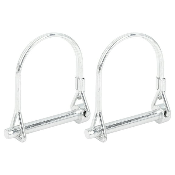 2pcs Bicycle Arch D Shape Trailer Shaft Locking Pin Safety Coupler Pin Metal