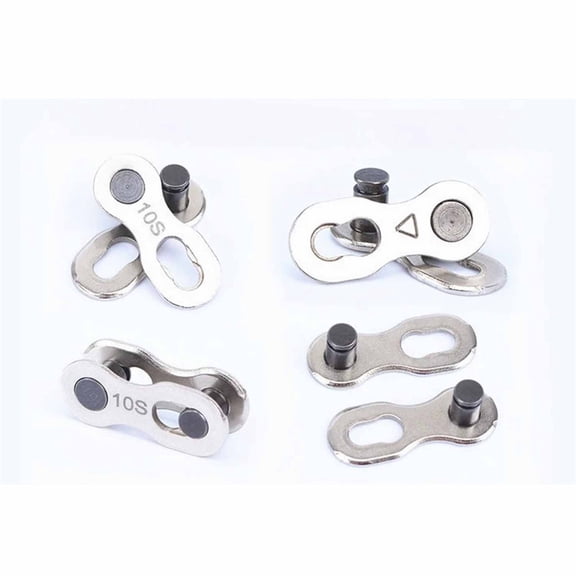 2pcs Bicycle Chain Master Link Quick Release Connector for Speed Road and Mountain Bikes 9‑Speed M