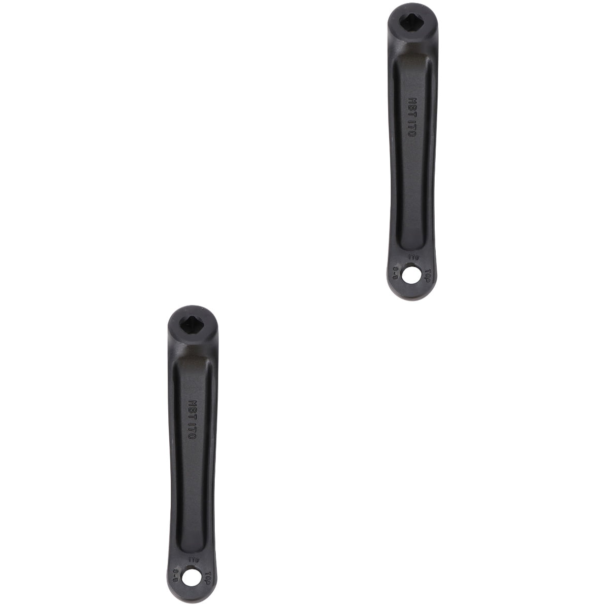 2pcs Bike Crank Diagonal Square Hole Cranks Cycling Repair Part Left