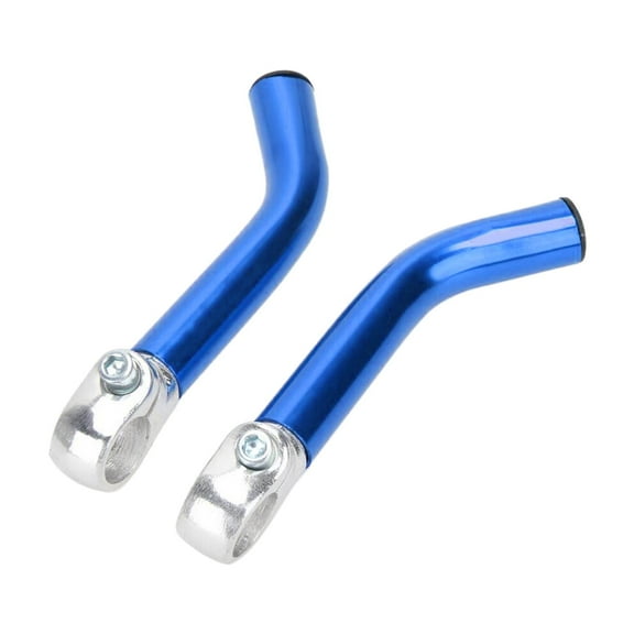 2pcs Bike Rest Handlebar Cycling Bar Rest Handle Bar Road Bike Rest Bars, 15cm - Blue