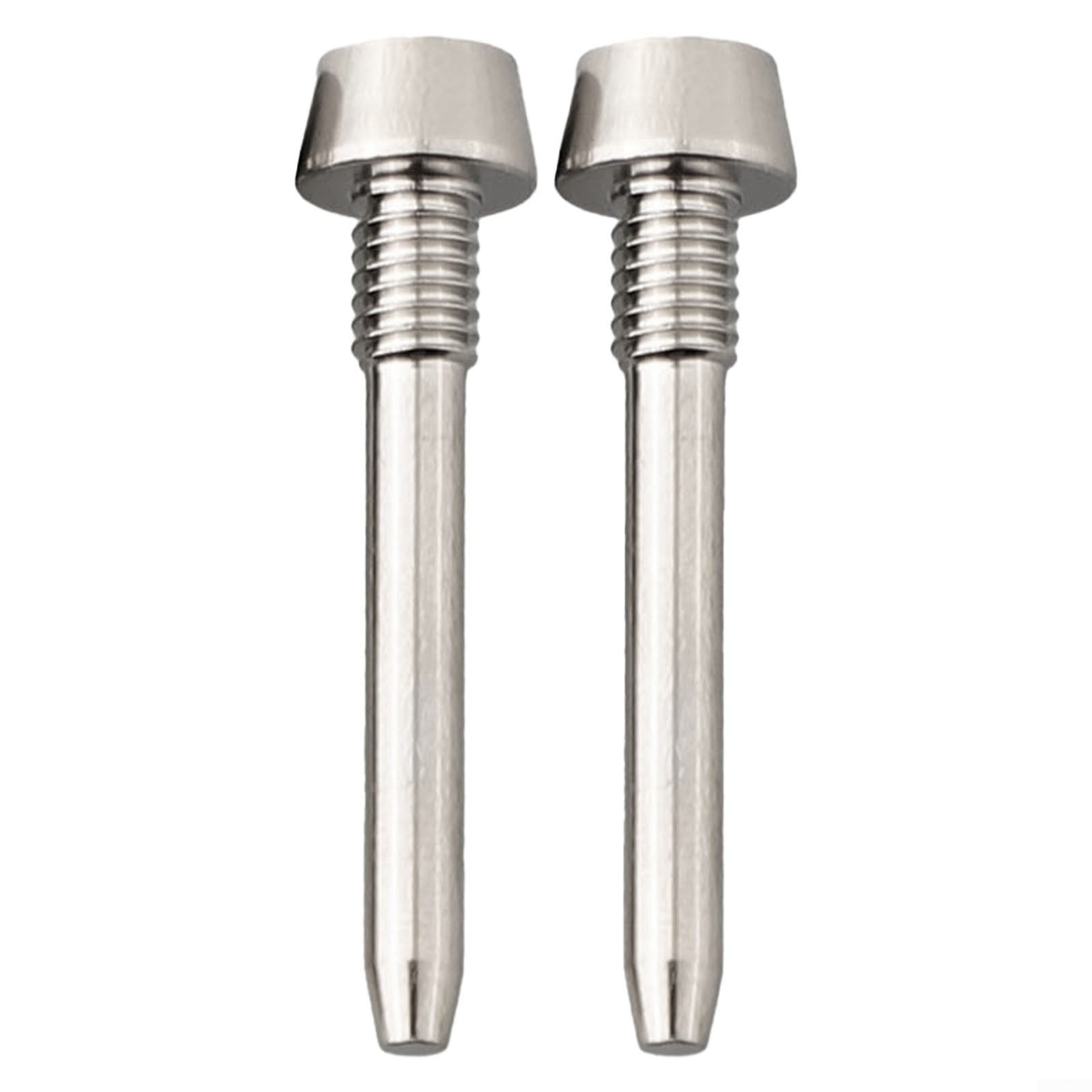 2 Stück Fahrrad Bremssattelbolzen - MT2/4/5/6/8 Kompatibel, Titan & Schwarz