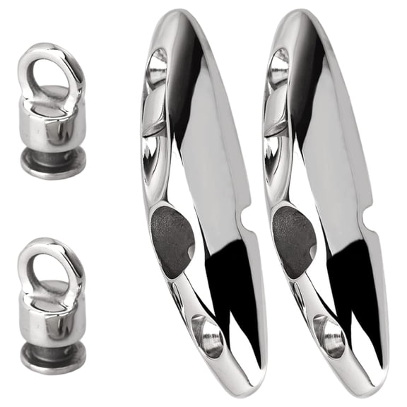 2pcs Bimini Top Fitting Hardware Rotating Side Mount Hinge Stainless Hanger Boat Rails Hangers Holder